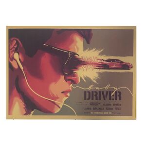 K541A3 ベイビードライバー 映画 ポスター 洋画 インテリア クラフト