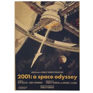 K137A3 2001年宇宙の旅 映画 ポスター 洋画 SF映画 レトロ