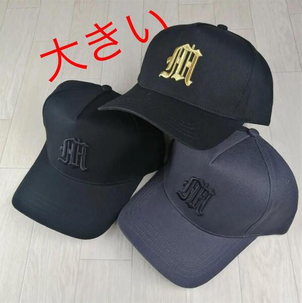 BLK ビックサイズメンズキャップ 大きいサイズ 深め メンズ 帽子 60-65㎝