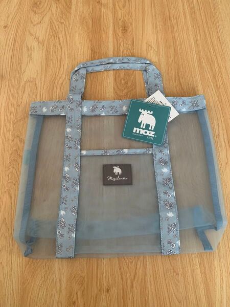 moz プールバック メッシュ ポケット付き ブルー