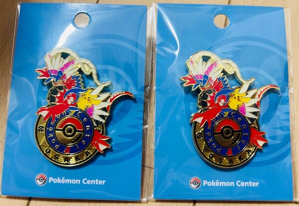 ポケモンセンター オーサカ ロゴピンズ コライドン ピカチュウ 新品 2個セット