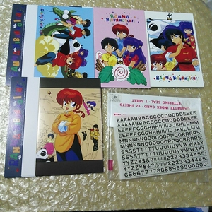 [ cat pohs free shipping ][ Ranma 1/2 cassette index 1 set ] height .. beautiful .