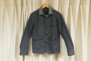 LOST CONTROL Lost control car coat coverall Work jacket sesame salt .