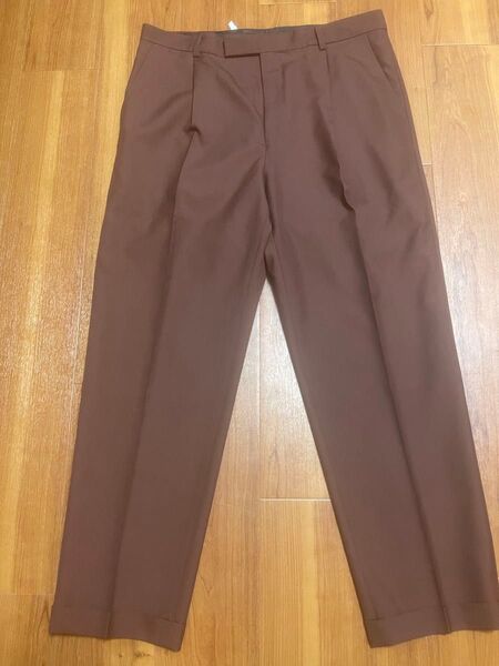 WACKO MARIA/PLEATED TROUSERS (D-RED)
