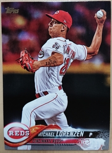 ★二刀流 MICHAEL LORENZEN TOPPS 2018 #137 MLB メジャーリーグ マイケル ロレンゼン CINCINNATI REDS シンシナティ レッズ ローレンゼン