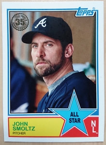 ★インサート JOHN SMOLTZ TOPPS 2018 35TH ANNIVERSARY #83AS-53 MLB メジャーリーグ ジョン スモルツ ATLANTA BRAVES ブレーブス HOF