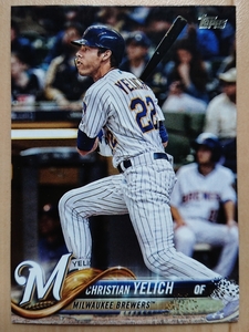 ★CHRISTIAN YELICH TOPPS 2018 UPDATE #US248 MLB クリスチャン イエリチ MILWAUKEE BREWERS ミルウォーキー ブルワーズ MVP 二冠王