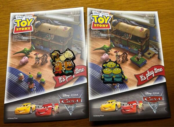トイストーリー ピンバッチ 2個セット 非売品