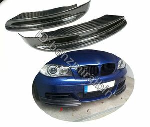 未塗装です 1 シリーズ フロント バンパー リップ スプリッタ フラップ エプロン Bmw E82 M スポーツバンパー 2007-2013 135i