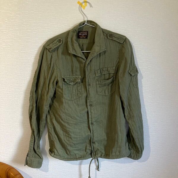 MR.OLIVE ミリタリー シャツ