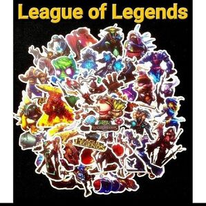 (66)50枚セット リーグオブレジェンド 防水 ステッカー シール ゲーム