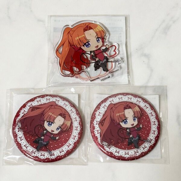 ぴちぴちピッチ 楽天コレクション くじ シェシェ 3点セット アクリルスタンド アクスタ 缶バッジ
