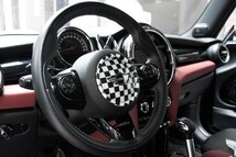 BMW MINI ミニ ホーンパッド カバー R55 R56 R57 R58 R59 R60 R61 ゴールドユニオンジャック ステアリング エンブレム ステッカー_画像8