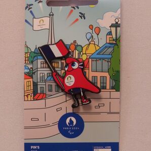 パリオリンピック 2024 フリージュ マスコット ピンバッジ ピンバッチ グッズ フランス パラリンピック サッカー