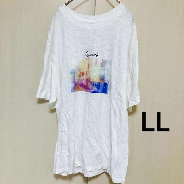【LL】わたしの7Days Closet*白 Tシャツ 大きいサイズ*新品