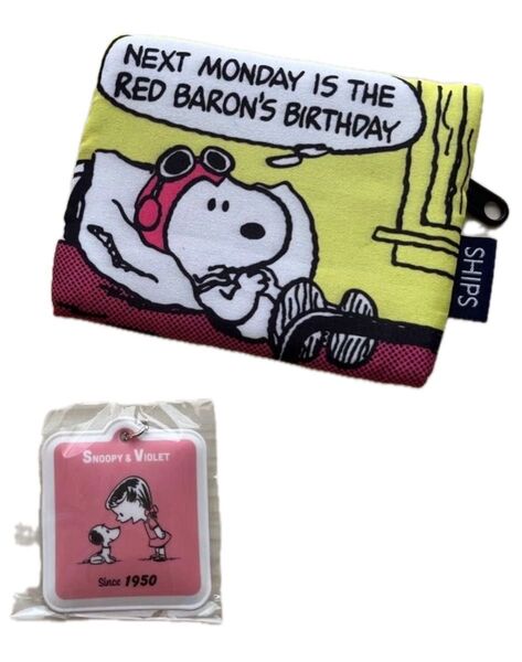 スヌーピー PEANUTS キーホルダー ミニポーチ