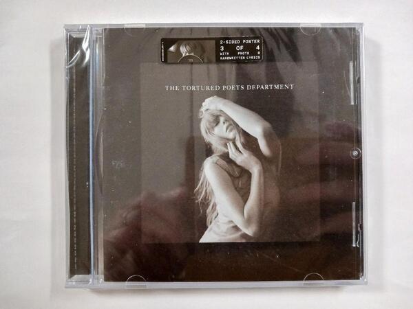 送料無料! Taylor Swift - The Tortured Poets Department (black dog edition) ※ケースが破損