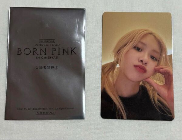 blackpink the movie 入場者特典 rose ロゼ 第二弾
