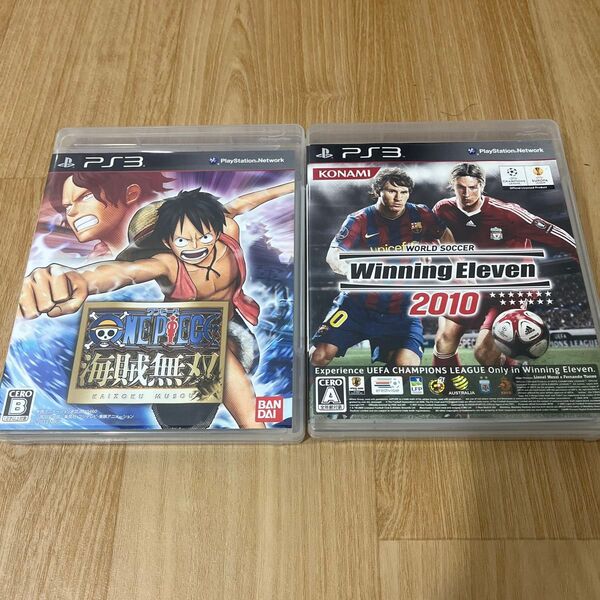 PS3 ワンピース 海賊無双 ウイニングイレブン2010