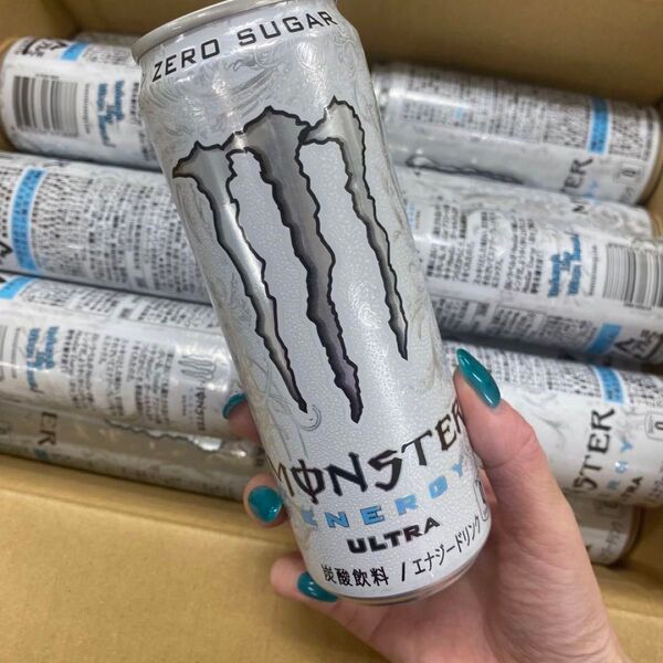 モンスター 白 14本 空き缶 まとめ売り DIY ハンドメイド 工作 モンスターエナジー MONSTER 洗浄済み