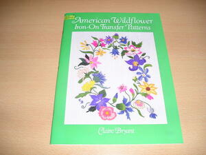洋書・American Wildflower・アメリカの野生の花のデザインモチーフ集です