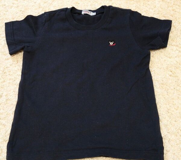 黒Tシャツ ミキハウス ダブルビー 110