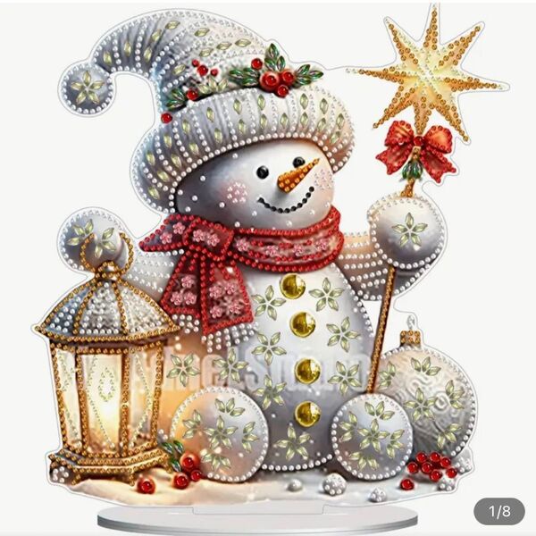 ダイヤモンドアート 大③ スノーマン SnowMan アクスタ アクリルスタンド