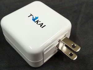 万通商事 TOKAI 2.1A 2ポート急速充電器 ACアダプター 携帯電話スマホタブレットPSE認証