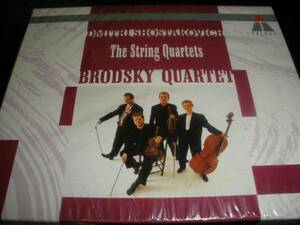 ショスタコーヴィチ 弦楽四重奏曲 全集 ブロドスキー 四重奏団 テルデック デジタル 6CD Shostakovich String Quartets Complete Brodsky