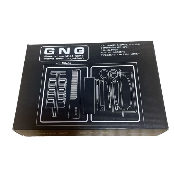 新品 グリーンベル GNGメンズセット ジレット with Gillette
