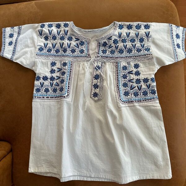 メキシコ 民族衣装 ブラウス 刺繍 トップス