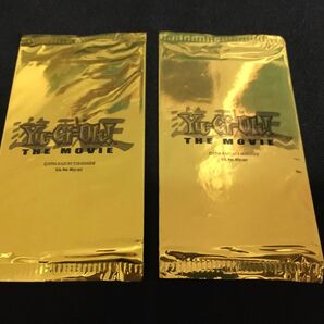 遊戯王 The Movie 光のピラミッド プロモ 金パック×2 未開封