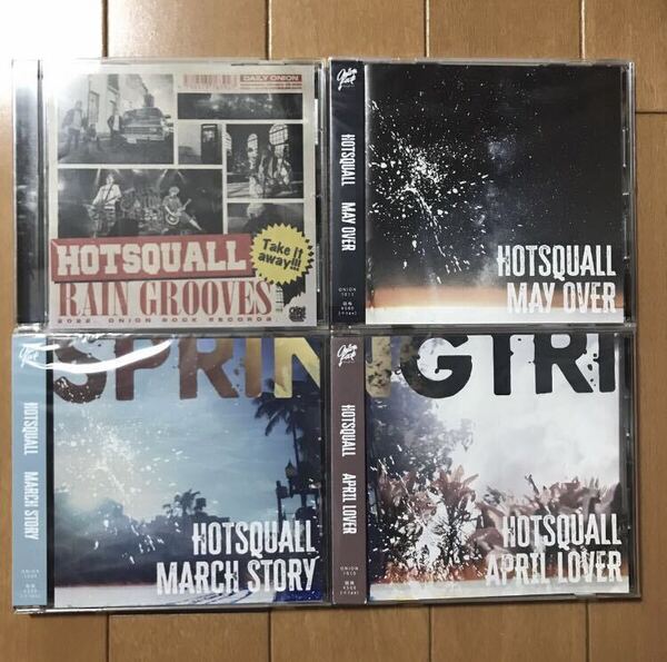 【送料無料・即決】HOT SQUALL CD March Story、April Lover、May Over、RAIN GROOVES、BUZZ THE BEARS、SECRET 7 LINE、OVER ARM THROW