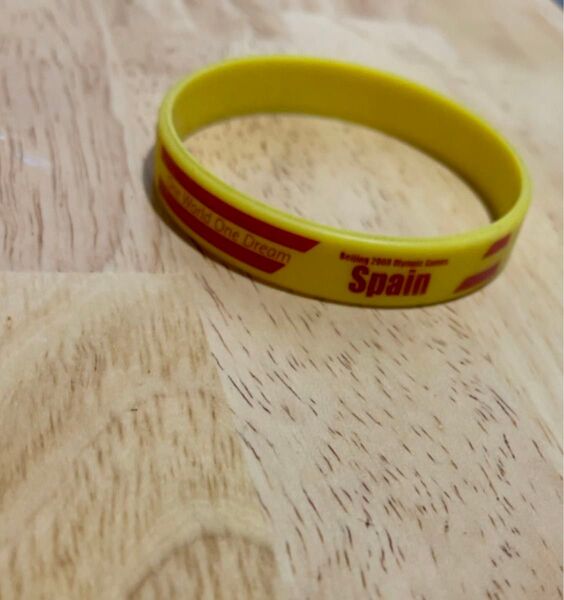 2008年Spainのゴム製リストバンド♪