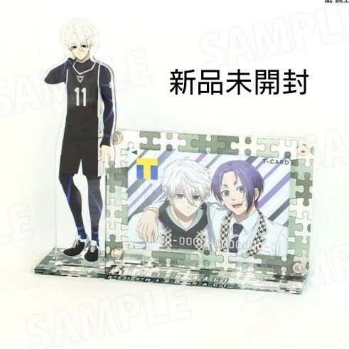 ブルーロック アクスタ付きカードスタンド 凪 誠士郎 TSUTAYA FAN+Life アクリルスタンド カードケース