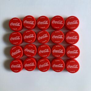 ペットボトルキャップ コカコーラ 20個 赤 蓋 フタ CocaCola