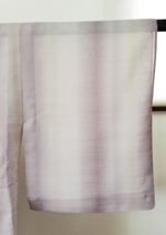 着物 夏の着物 正絹 藤色 パープル グラディーション ★03B-83_画像5