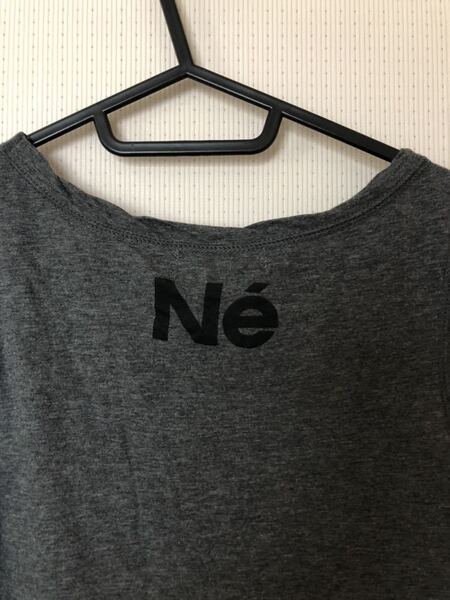 1回着美品◆ネネット タンクトップ◆バックロゴ◆チャコールグレー