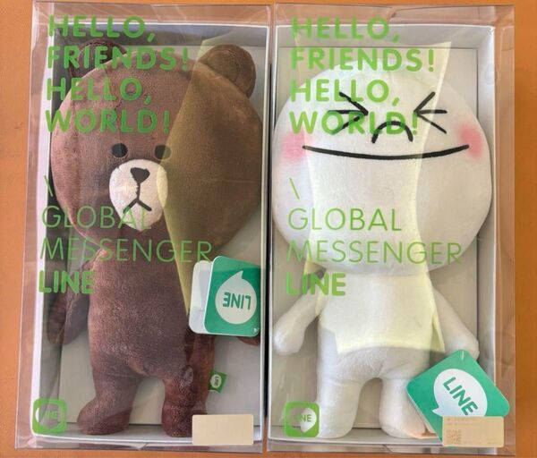 ラインフレンズ LINE ぬいぐるみ ブラウン ムーン