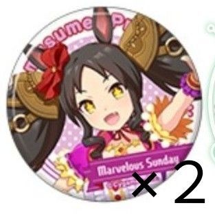 ウマ娘 キャラバッジコレクション キャラバッジ vol.9 マーベラスサンデー マベサン 缶バッジ 2点