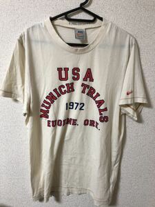 ナイキホワイトレーベル半袖Tシャツ　検)アメカジ　ビンテージ マラソン