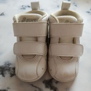 アシックス 白 13cm
