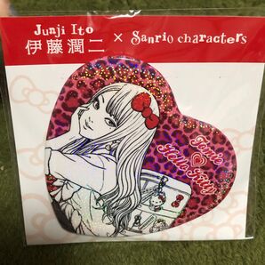 富江 TOMIE サンリオ コラボ ギャル ホログラム 缶バッチ