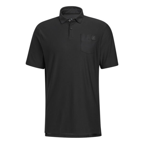 送料無料◆新品◆adidas GOLF ソリッド チェストポケット 半袖ボタンダウンシャツ◆(M)◆MBZ98 (HA6114)◆アディダス ゴルフ