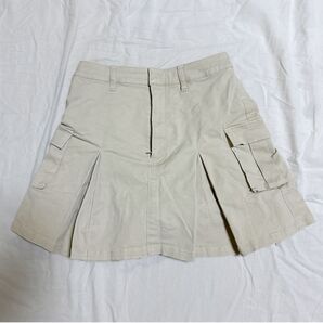 ダーリッチ プリーツ カーゴ ミニスカート