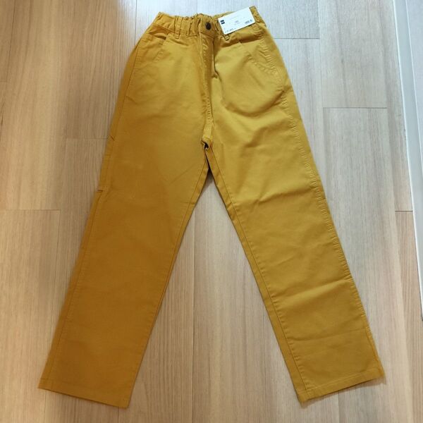 GU 長ズボン サイズ150 チノペインターパンツ イエロー