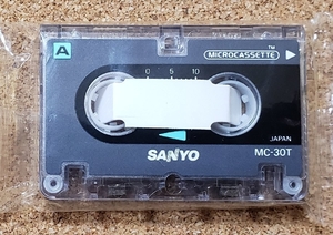 SANYO Sanyo micro cassette MC-30T unused goods 