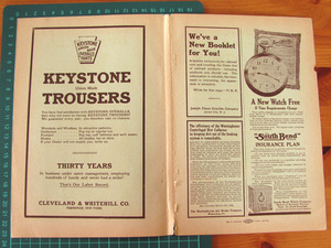 【雑誌広告】1911年 Keystone Overalls ビンテージ オーバーオール カバーオール ワーク レア 古着 デニム Union Made
