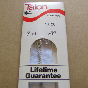 1970年代 Talon Zipper タロンジッパー デッドストック Made In Usa アメリカ製 ビンテージ レアジーンス シャツ パンツ 補修用 17