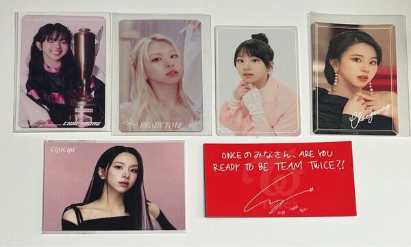TWICE チェヨン トレカ セット CipCip サンキューカード